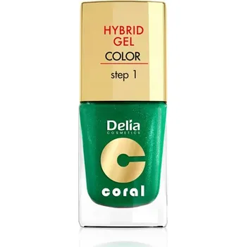 Lak na nehty Hybridní lak barevný lak Delia Cosmetics Odstíny zelené