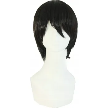 Karnevalová paruka Korbi paruka krátké vlasy černá
