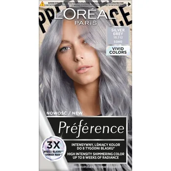 Barva na vlasy Barva na vlasy L'Oréal Paris 10.112 Silver Grey popelavá