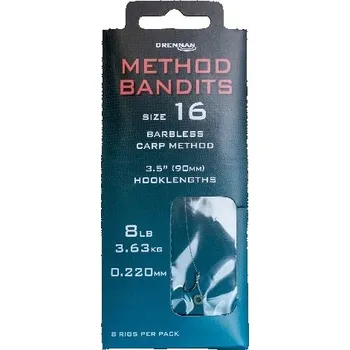 Rybářský háček Drennan spodní Háčky Háčky s návazcem 8 ks