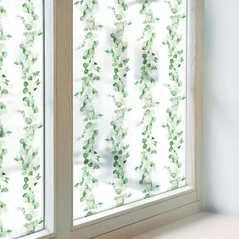 Okenní fólie Fólie na sklo Okno Dýha Balkon Zelené girlandy 200x146