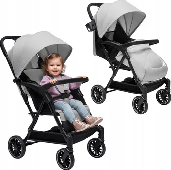 Kočárek DĚTSKÝ SPORTOVNÍ KOČÁREK LUNA DO 22 kg AUTOMATICKÉ SKLÁDÁNÍ VYSOUVACÍ RUKOJEŤ