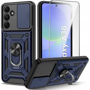 Pouzdro na mobilní telefon Zadní Kryt Erbord pro Samsung Galaxy A36 5G modrý