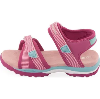 Dívčí sandály Dětské sandály ALPINE PRO GRODO 28 Růžová, Světle modrá, Bílá