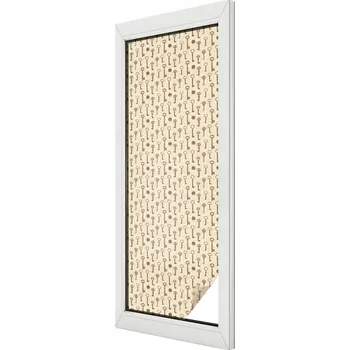 Okenní dekorace Samolepicí okenní Fólie mléčně matná květinová dýha 50x146