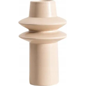 Váza Váza SONLUNE keramická béžová 22x12,7 cm HOMLA