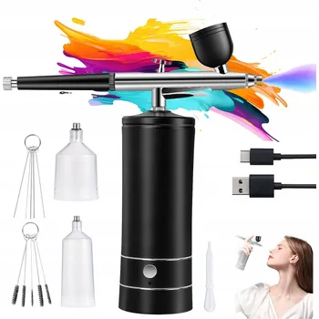 AEROGRAF NA NEHTY VHODNÝ PRO ZDOBENÍ DORTŮ A MANIKÚRU 950MAH