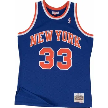 Pánské tričko Tričko Mitchell & Ness NBA NEW YORK KNICKS PATRICK EWING ROYAL - S