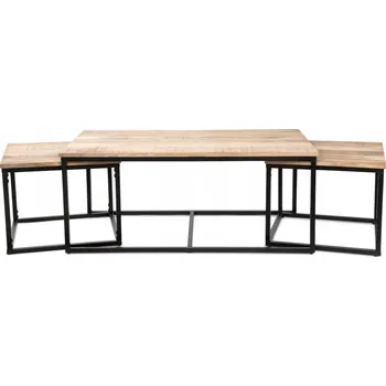 Konferenční stolek Konferenční stolek Homla obdélníkový 60 x 110 x 45 cm, odstíny hnědé