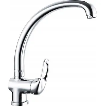 Vodovodní baterie Kuchyňská stojánková baterie DIAMOND Fidži stříbrná