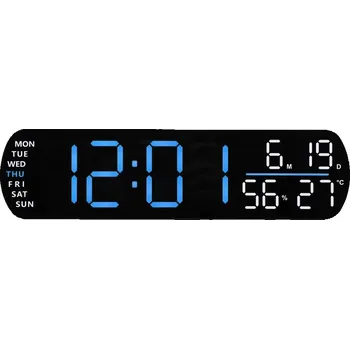 Budík BUDÍK JVD SB5512.1 ČERNÝ ALARM, TEPLOMĚR, VLHKOMĚR, PODSVÍCENÍ