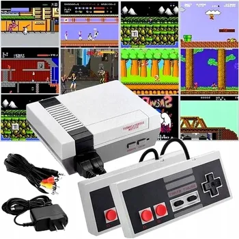 Herní konzole KONSOLA RETRO 620 GIER 8-BIT TELEVIZNÍ AV 2 OVLADAČE