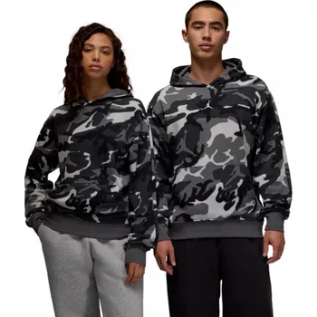 Pánská mikina Pánská bavlněná Pánská mikina s kapucí vel. M NIKE JORDAN MVP CAMO HOODIE s kapucí klokanka kapsou