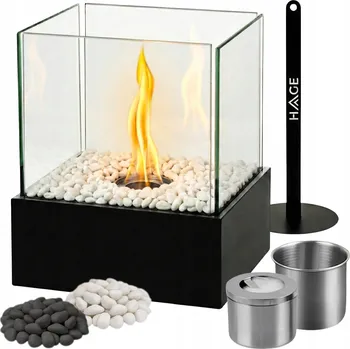 Biokrb Volně stojící biokrb HAGE 24,5 x 29 x 22,5 cm černý