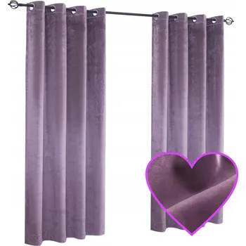 Obraz Závěsy z veluru 140x230 KLASIKA A STYL STARORŮŽOVÁ OKA