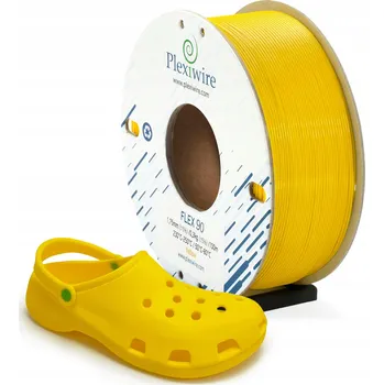 Filament FLEX filament TPU 90A Plexiwire 1,75 mm Žlutý 0,3 kg/100 m
