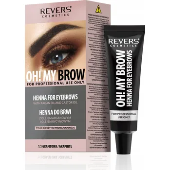 Přípravek na oči REVERS Cosmetics HENNA NA OBOČÍ OH! My Brow Profesionální 3.0 Grafitová