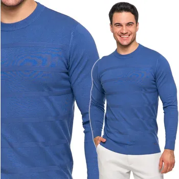 Pánský svetr Elegantní pánský svetr Kulatý Výstřih Klasický z Viskózy Pohodlný MORAJ M