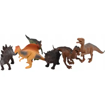 Figurka FIGURKY DINOSAURŮ T-REX PRAVĚKÁ ZVÍŘATA SADA FIGUREK 6 KS