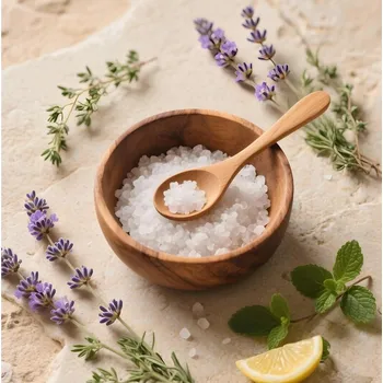 Koupelová sůl Přírodní EPSON sůl do koupele SPA levandule tymián meduňka růže cedr 1kg