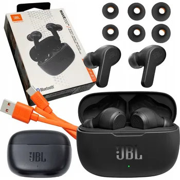 Sluchátka Bezdrátová sluchátka JBL Wave 200 TWS Do uší Černá