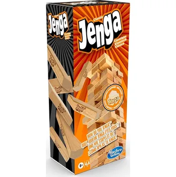 Desková hra Jenga Classic Hasbro Dřevěná hra zručnosti pro celou rodinu, 6+