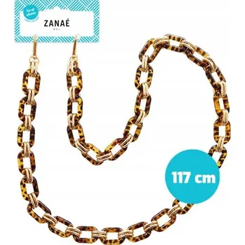 Řetízek Zanae Chaine Wiristlaces Golden Stone | Řetízek pro telefon 117 cm BROWN