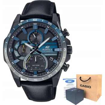 Hodinky Pánské hodinky Casio Edifice EQS-940NL-1AVUEF černé chrono solární WR100