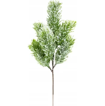 Vánoční dekorace Dekorační větvička, zasněžená, 30 cm, vánoční ozdoba, zimní dekorace