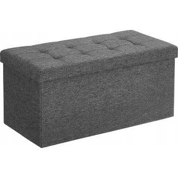 Taburet Čalouněný Taburet Oskar šedý