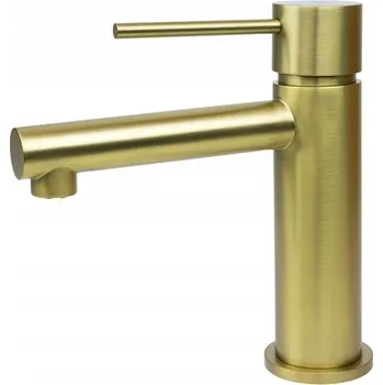 Vodovodní baterie Stojánková umyvadlová baterie Corsan Lugo zlatá