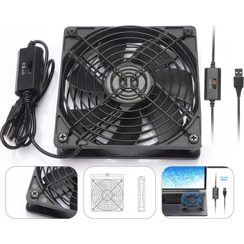 PC ventilátor USB VENTILÁTOR CHLAZENÍ PRO ZAŘÍZENÍ, 3 RYCHLOSTI, KOMPAKTNÍ