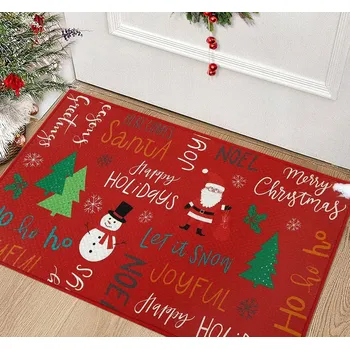 Rohožka VÁNOČNÍ ROHOŽKA PROTI SKLUZU S MOTIVEM VÁNOC 40X60