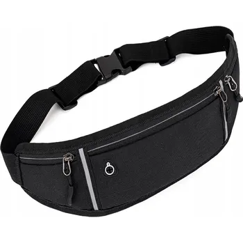 Outdoorové zavazadlo POUZDRO/LEDVINKA NA TELEFON, BĚŽECKÝ PÁS, TAŠKA NA KLÍČE, ČERNÁ