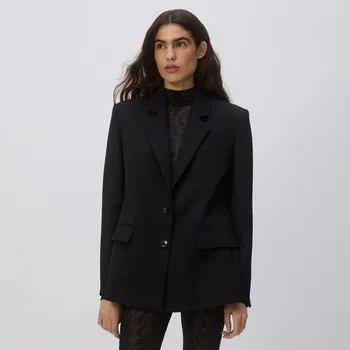 Reserved - Blejzr s&nbsp;příměsí vlny - černý - 151HI-99X - 151HI-99X-XL