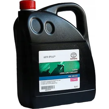 autokoberec Lexus Toyota růžová chladicí kapalina Super Long Life, předem smíchaná 5L 08889-80072