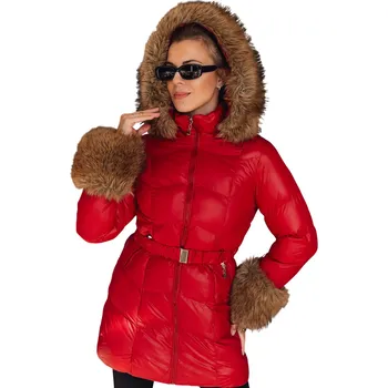 DStreet dámská prošívaná bunda s odepínací kapuce TY5321 velikost S