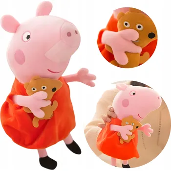 plyšák PRASÁTKO PEPPA VELKÝ MEDVÍDEK prasátko Pepa DUŻY MIŚ PLYŠÁK HRAČKA 30 cm PLYŠOVÝ MAZLÍČEK PŘÍTULNÍČEK