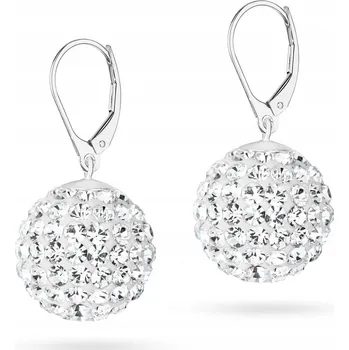 Náušnice STŘÍBRNÉ NÁUŠNICE ryzost 925 Krystaly Swarovski
