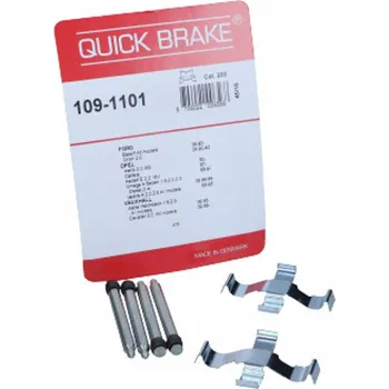 Brzdová hadice MONTÁŽNÍ SADA BRZDOVÝCH DESTIČEK QUICK BRAKE FORD KIA OPEL