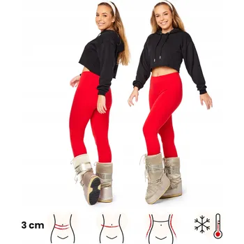 Dámské legíny Dámské legíny legíny zateplené BLV50-321 Červená S