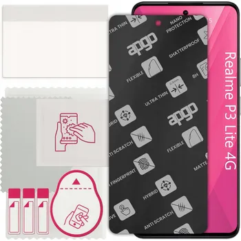 Pouzdro na mobilní telefon Sklo MATNÉ sklo pro Realme P3 Lite 4G, alternativa tvrzeného skla