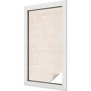 Okenní dekorace Hotová mléčná Fólie 100 x 50 cm