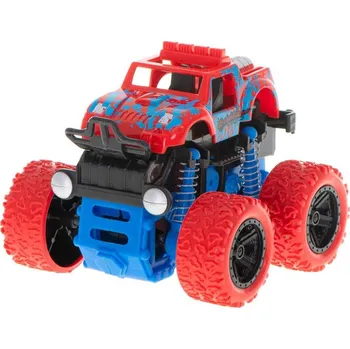 auto na autodráhu Auto KIK Terénní auto Monster Truck 1:36 červenomodré