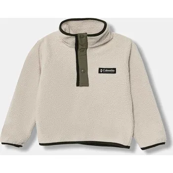 Chlapecká mikina Dětská fleecová mikina Columbia Helvetia černá barva, hladká, 2087831 09X, vel. 164