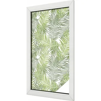 Okenní dekorace Samolepicí okenní Fólie Vitráž Mléčná rostlina 50x100