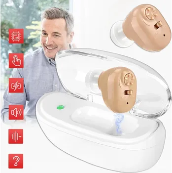 Bezpečnostní kamera AKUMULÁTOR PRO SENIORY DIGITÁLNÍ DO UŠÍ, 35 HODIN PROVOZU, VÝDRŽ