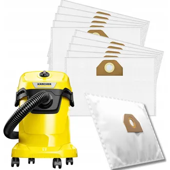 Příslušenství k vysavači Sáčky do vysavače KARCHER 10 kusů VELKÉ sáčky KARCHER WD 3 WD MV SE 4001