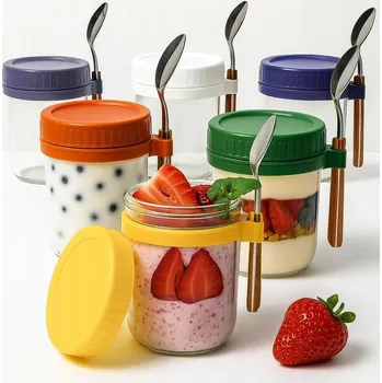 Dóza na potraviny Nádoby na ovesnou kaši s víčkem a lžičkou