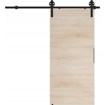 Interiérové dveře Posuvné dveře 70 cm na stěnu ALFA LOFT P 01 Buk Norský 74 + posuvný systém